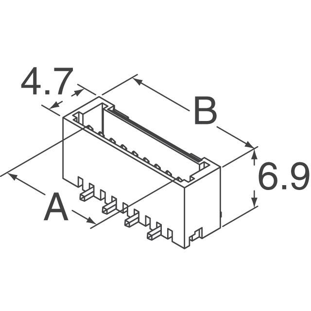 292230-9 TE Connectivity AMP Connectors  Embases à broches mâles